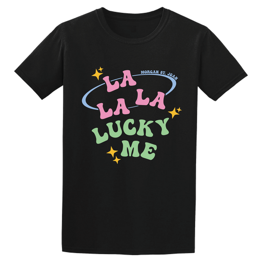 Lucky Me Black T-Shirt